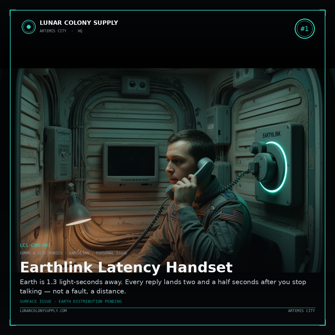 Earthlink Latency Handset — Comms & Electronics · Earthlink · Personal Issue